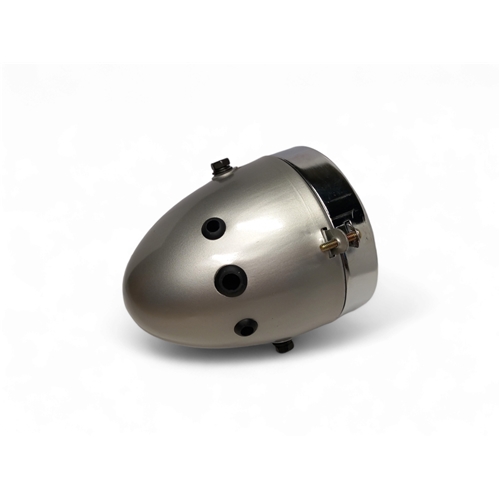 Framlykta Silver/106mm cc fästhål (Puch Maxi/Mustang Mamba), Reservdelar till moped, RINAB, moped, 