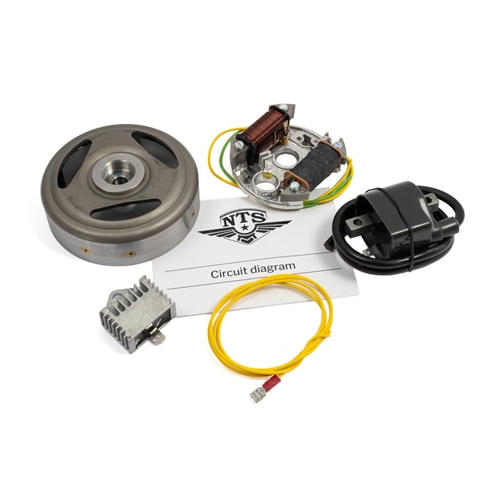 Svänghjulsmagnet 6V/33W Elektronisk (ILO/HVA mfl), tillbehör, reservdelar, moped, rinab