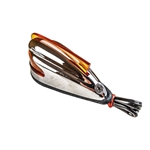 Skärmprydnad, Krom/Orange (Universal)