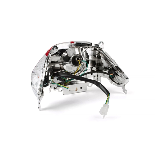 Baklykta, vita blinkers (GY6/139QMB/QMA/Peugeot V-Clic), reservdelar scooter, RINAB