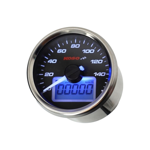 Hastighetsmätare/trippmätare universal, 55 mm 0-160 km/h, Reservdelar till moped, RINAB, moped, 