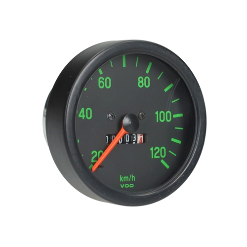 Hastighetsmätare & varvtalsräknare, Svart/grön, Reservdelar till moped, RINAB, moped, 