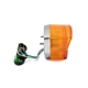 Baklampa kompl. "Bigger" Röd/Orange (Puch/MCB/Mustang mfl)