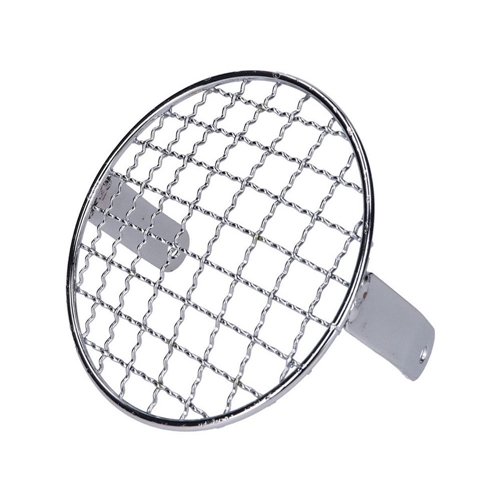 Lyktgaller runt, krom, 130mm (Puch/Tomos/Universal)