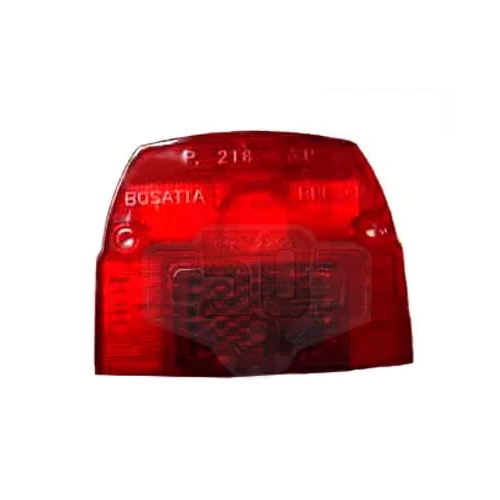 Baklyktsglas, rött (Piaggio SI), RINAB