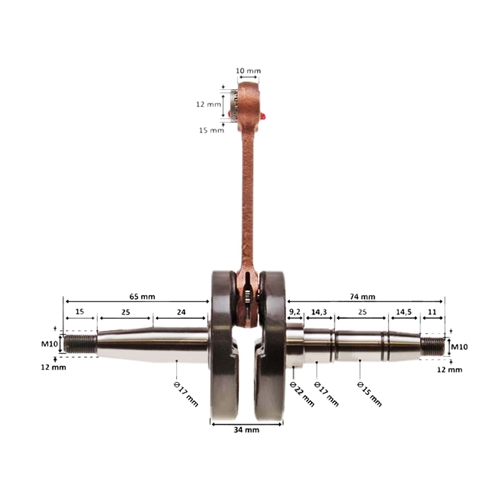 Vevparti, tidigt utf. (Puch Maxi/Magnum) DMP, RINAB