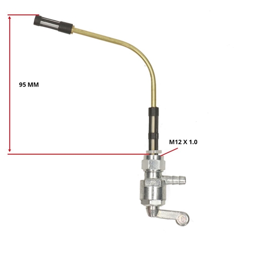 Bensinkran M12x1mm (Piaggio Ciao), reservdelar och tillbehör till moped, RINAB