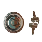 Tanklock 30mm bajonett/låsbart Krom