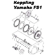Mellanskiva, koppling (Yamaha FS1/DT50)