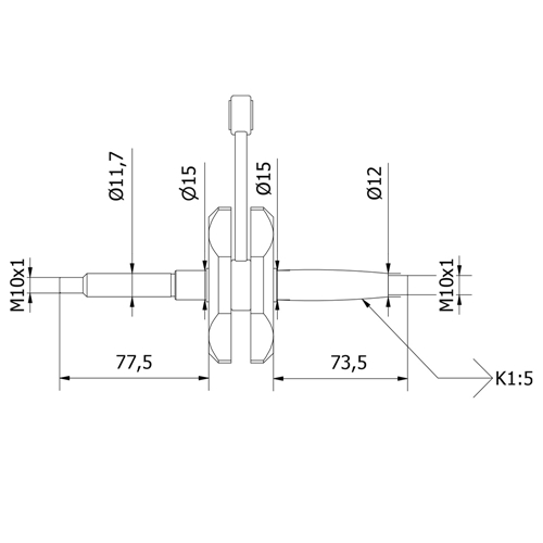 Vevparti (Sachs 505 1/2/3-växlad), RINAB