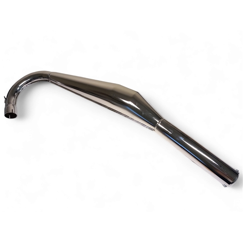 Avgassystem 36mm krom M90 (Zündapp), Reservdelar till moped, RINAB, moped, 