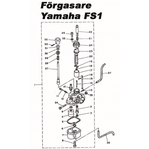 Fjäder luftskruv std. (FS1)