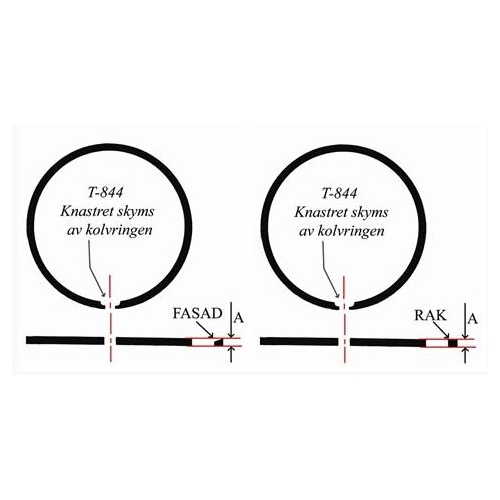 Kolvringar 41mm (1,8/2mm) Suzuki K50/TS50, reservdelar och tillbehör till moped, RINAB
