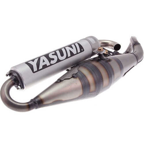 Avgassystem YASUNI Z, Aluminium (Minarelli horisontell), reservdelar moped, RINAB