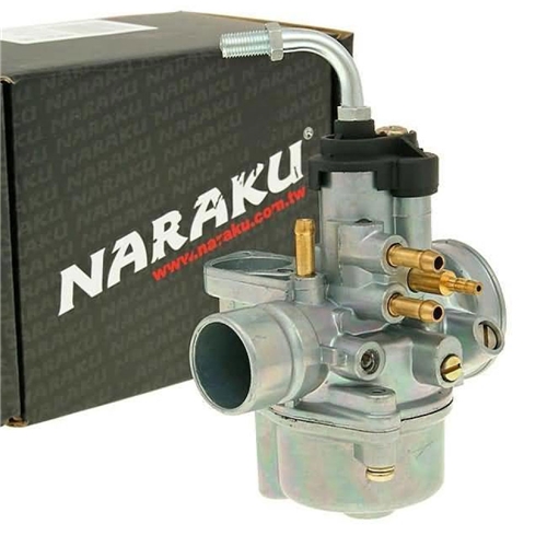 Förgasare 17,5mm Naraku, för el-choke (Minarelli /Peugeot), RINAB
