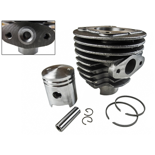 Cylindersats 38mm/50cc/1 hk/10mm (Puch fläktkyld), RINAB