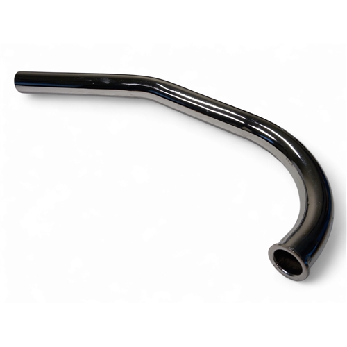 Avgassystem 28mm Svart/Krom (Crecent F50 GLX 1244), tillbehör, reservdelar, snöskoter, moped, cross, rinab