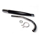 Avgassystem 28mm Svart/Krom (Crecent F50 GLX 1244)