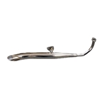 Avgassystem 22mm chrome "Sidepipe", Tomos