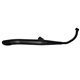 Avgassystem 22mm svart "Sidepipe", Tomos
