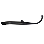 Avgassystem 22mm svart "Sidepipe", Tomos