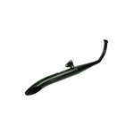 Avgassystem svart "Sidepipe", Tomos