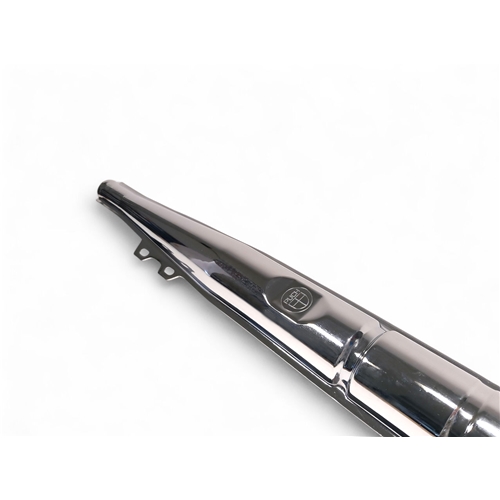 Avgassystem kompl. 22mm/fartvindskylda (Puch Monza/Montana), tillbehör, reservdelar, moped, rinab