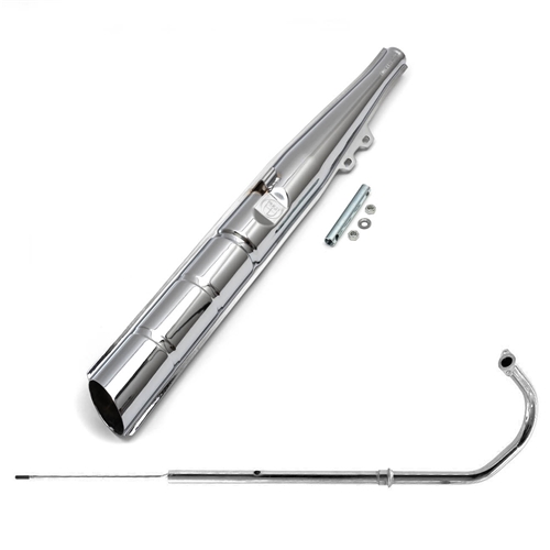 Avgassystem kompl. 22mm/fläktkylda (Puch Dakota3000/Nevada), RINAB