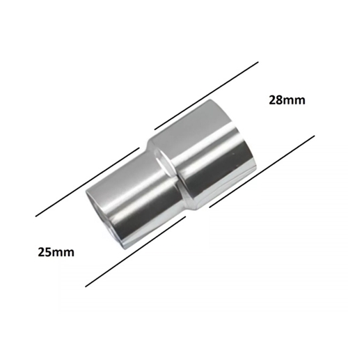 Avgasadapter 25mm utsida -> 28mm utsida (AM6)