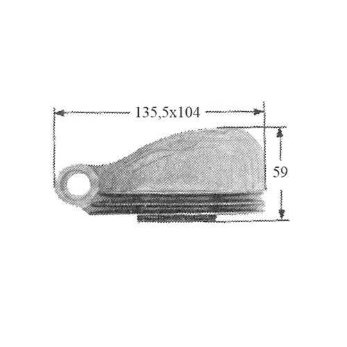 Topplock för membrancylinder (Sachs 50/2, 50/3), RINAB