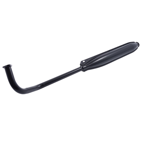 Avgassystem 22mm, svart (Tomos)