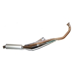 Avgassystem 26mm aluminium/krom (Tomos A55 Funtastic/Revival m.fl.)