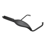 Avgassystem 28mm High Fish, svart - TECNO (Tomos A3/A35)