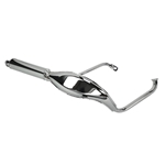 Avgassystem 28mm High Fish, krom - TECNO (Tomos A3/A35)