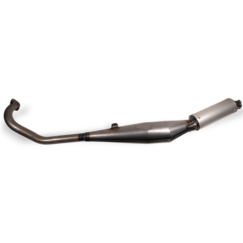 Avgassystem 28mm/Klarlackad/Alum (Tomos A35) TECNO, reservdelar, moped, RINAB