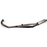 Avgassystem 28mm/Klarlackad/Alum (Tomos A35) TECNO