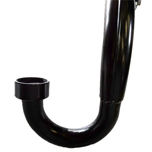 Avgassystem, svart, överliggande (Suzuki AC50), Reservdelar till moped, RINAB, moped, 