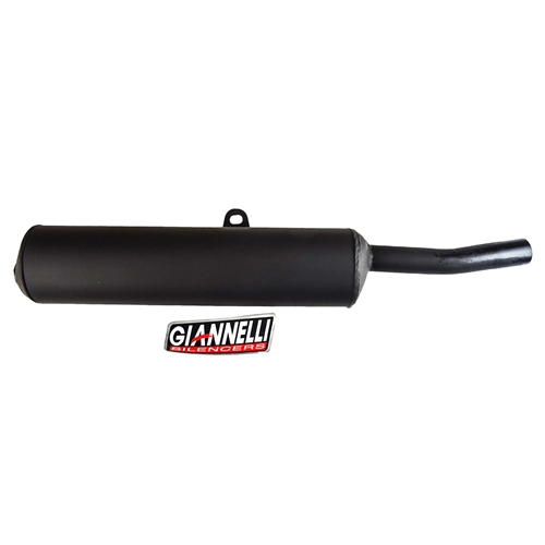 Ljuddämpare Giannelli, svart (Suzuki TS50X/80X), Reservdelar till moped, RINAB, moped, 