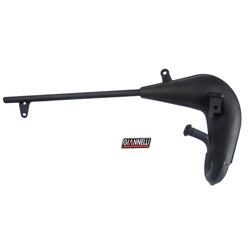 Avgassystem Giannelli, svart (Suzuki TS80X), Reservdelar till moped, RINAB, moped, 