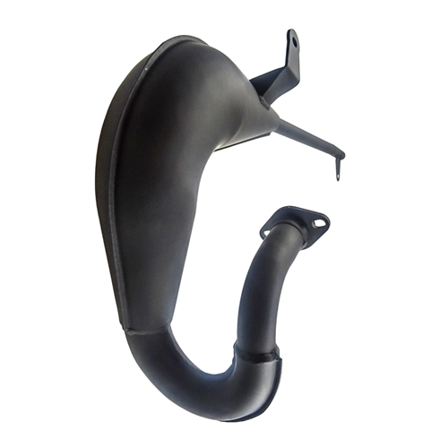 Avgassystem Giannelli, svart (Suzuki TS80X), Reservdelar till moped, RINAB, moped, 