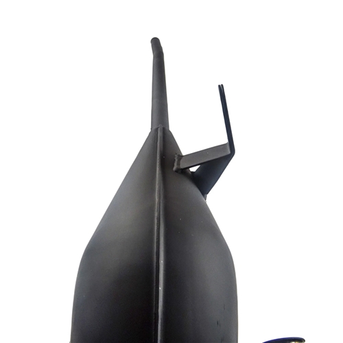 Avgassystem Giannelli, svart (Suzuki TS80X), Reservdelar till moped, RINAB, moped, 