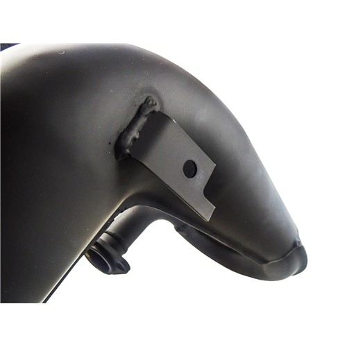 Avgassystem Giannelli, svart (Suzuki TS80X), Reservdelar till moped, RINAB, moped, 