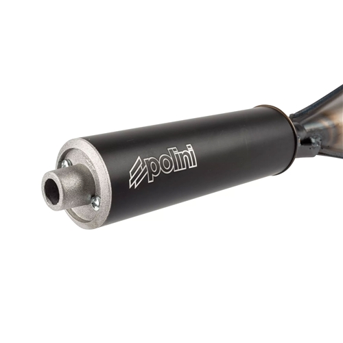Avgassystem 22mm, Klarlackad/Svart (Piaggio Ciao) POLINI, RINAB