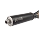 Avgassystem 22mm, Klarlackad/Svart (Piaggio Ciao) POLINI