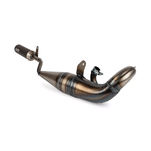 Avgassystem 22mm, Klarlack/Svart (Piaggio Ciao) POLINI Sport, RINAB