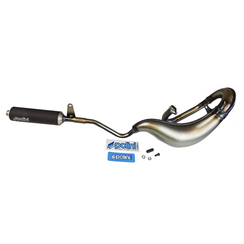 Avgassystem 22mm, Klarlackad (Piaggio Ciao) POLINI Top One, RINAB