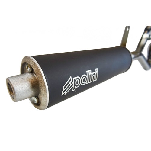 Avgassystem 22mm, Klarlackad (Piaggio Ciao) POLINI Top One, RINAB