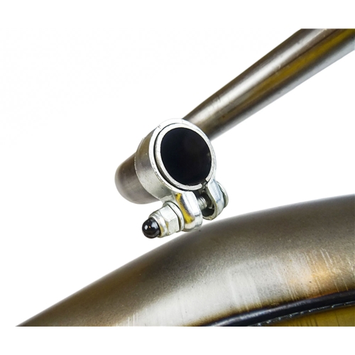 Avgassystem 22mm, Klarlackad (Piaggio Ciao) POLINI Top One, RINAB