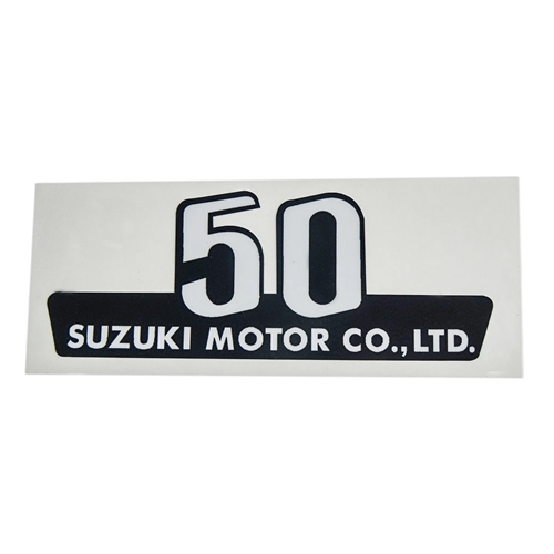 Sidokåpsdekal (Suzuki K50 M 1975-76), Reservdelar till moped, RINAB, moped, 