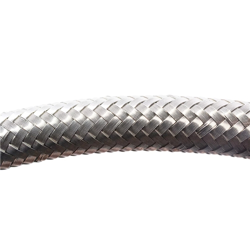 Bränsleslang stålflätad, 5x12mm, 45cm EASYBOOST, Reservdelar till moped, RINAB, moped, 